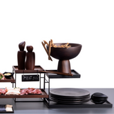 food display riser frame